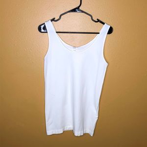 Yelete Ivory Stretchy Tank Top, NWT, Plus